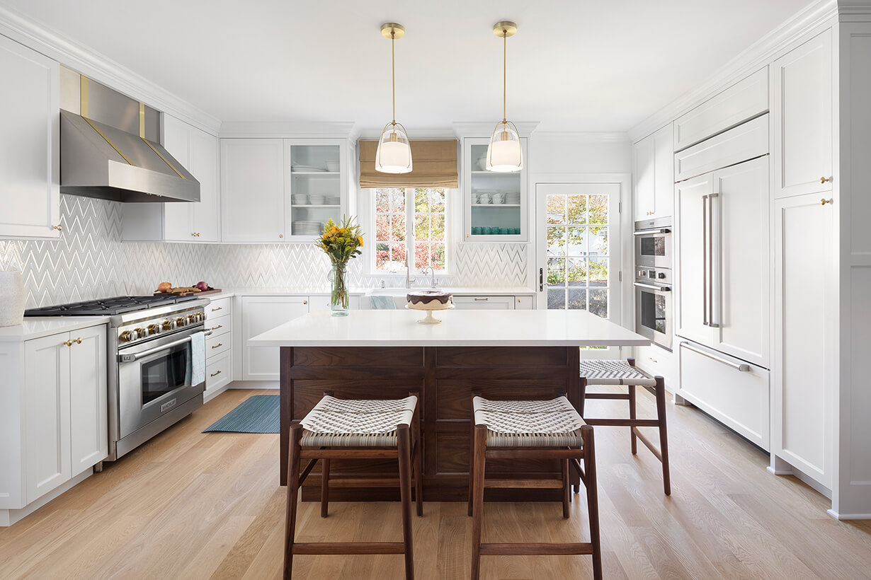 Winter white kitchen